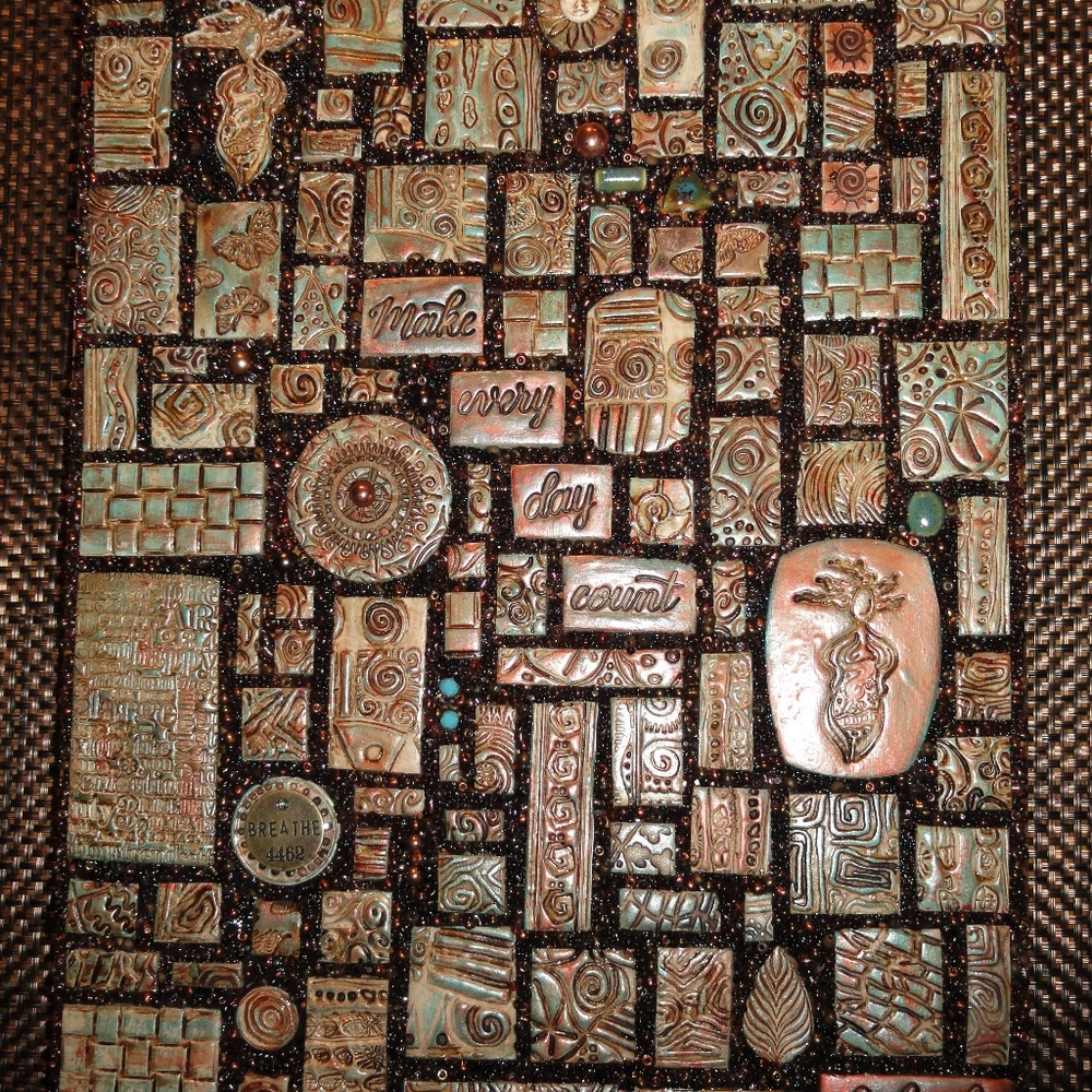 "Make every day count" Clay Mosaic